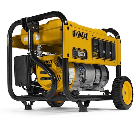 Dewalt Portable Generator, Gasoline, 4,000 W Rated, 5,000 W Surge, Recoil Start, 120V AC, 33.3 A PMC164000